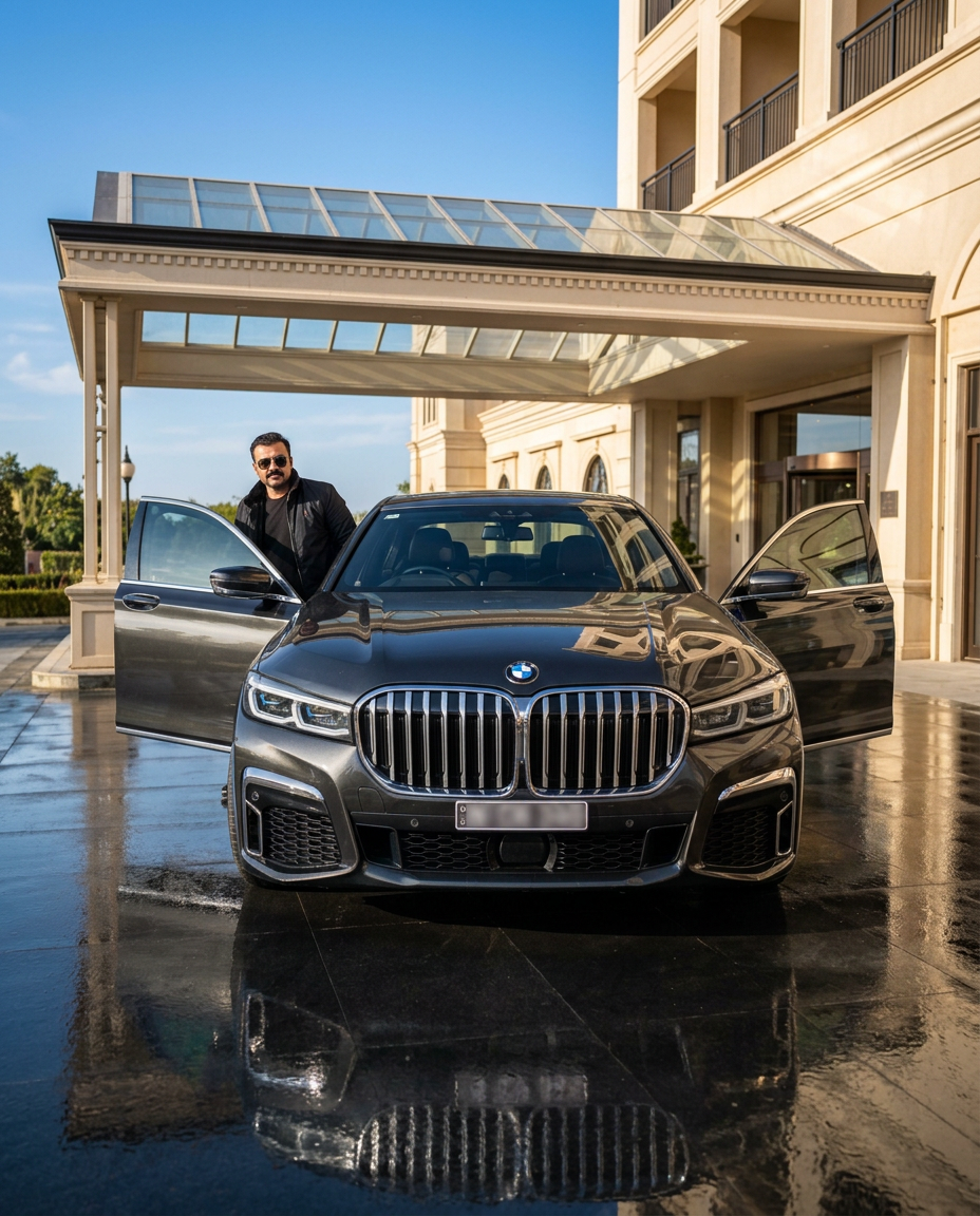 BMW 7 Series — with your host — Sydney Silver Taxi Cabs chauffeur service
